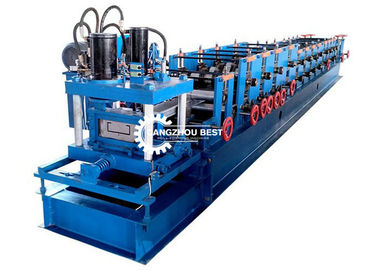 80-300mm C Purlin Section Purlin Making Machine For Steel Cold Strips