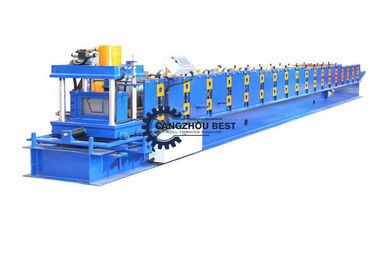 Color Coated Steel Water Down Spout Roll Forming Machine Rain Gutter Profile Machine