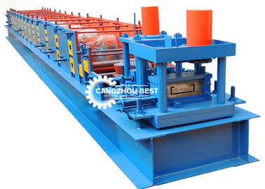 Steel Profile Channel C Shape Metal Roll Forming Machine Hydraulic Cutting