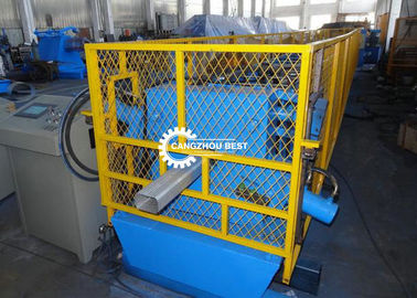 Square Type Water Downpipe Roll Forming Machine With Elbow Machine Plc Control