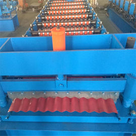 Building Roofing Sheet Roll Forming Machine , Roofing Sheet Making Machine