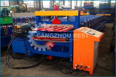 High Speed Corrugated Roof Roll Forming Machine / Roof Tile Making Machine