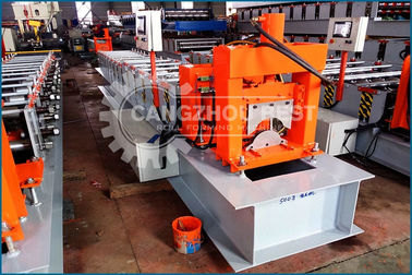 Aluminum Metal Roofing Ridge Cap Roll Forming Machine With Fast Speed