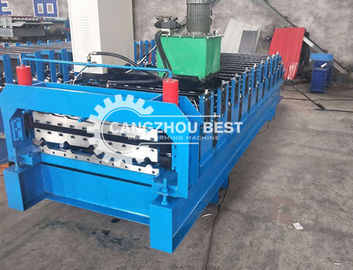 IBR Roof Making Machine / Roofing Sheet Roll Forming Machine Stable Performance