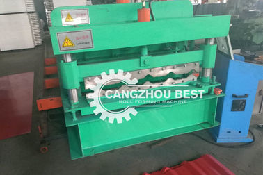 Standing Seam Color Sheet 5.5kw Roof Tile Roll Forming Machine