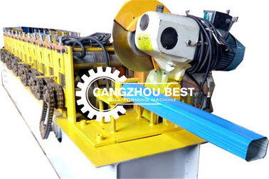 Germany Steel Profile Soffit Panel Pipe Type Down Spout Roll Forming Machine