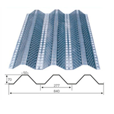 Wind Proof Dust Control Plate Net Punching Hole 6kw Roll Forming Machine