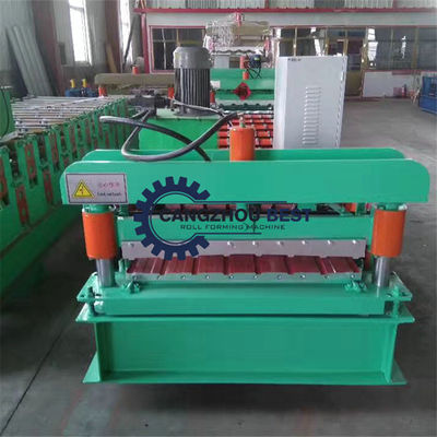 0.8mm 2 Years Warranty PPGI Roofing Sheet Roll Forming Machine