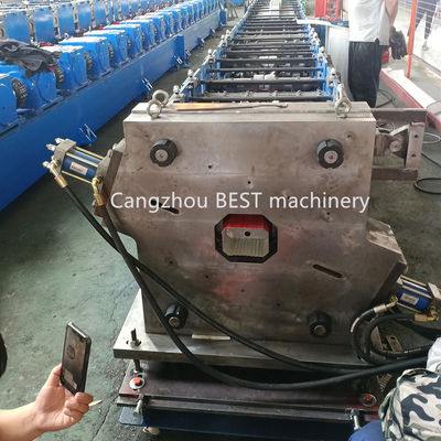 Building Rain Galvanized Coated Downspout Roll Forming Machine