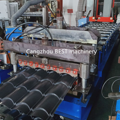 PPGI Interlock Roof 6m/Min Panel Roll Forming Machine