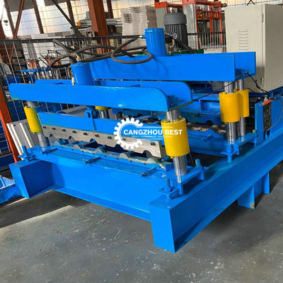 Aluminium Corrugated Metal Glazed Tile Roll Forming Machine