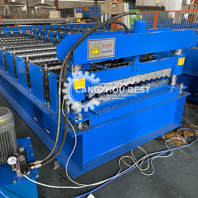 Stable 850mm 3kw Corrugated Roof Sheet Making Machine