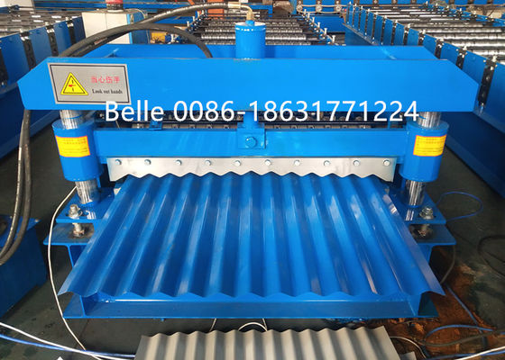 8.5kw 850mm 12m/Min Corrugated Sheet Roll Forming Machine