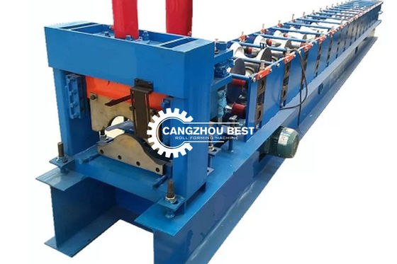 PLC 15 Rows 6KW 0.6mm Ridge Cap Forming Machine