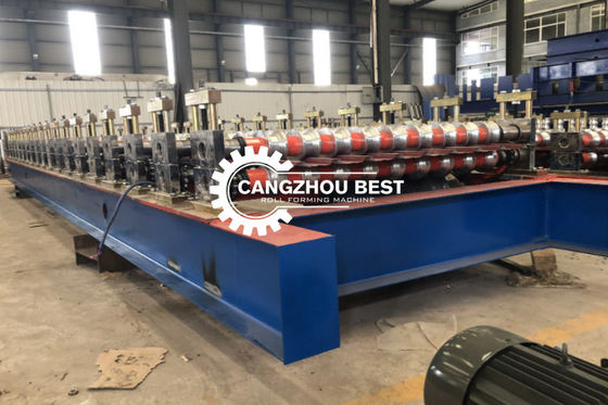Trapezoidal Cold 1.0mm 8kw Roofing Sheet Roll Forming Machine