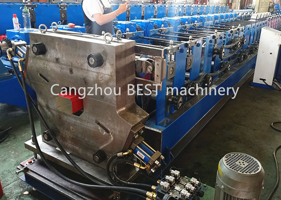 Steel Square Rectangle 3kw Downpipe Roll Forming Machine