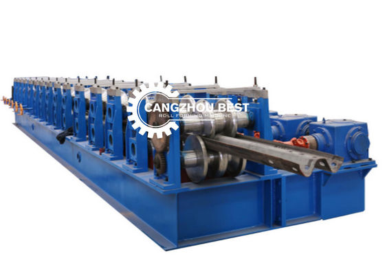 Metal 10m/Min PLC W Beam Roll Forming Machine