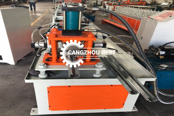 Colored Steel GI 0.5mm Shutter Door Roll Forming Machine