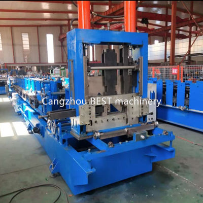 Quick Interchangeable Hydraulic 16.5kw Cz Purlin Roll Forming Machine