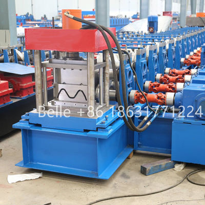 PLC Automatic SGS 10m/Min Crash Barrier Roll Forming Machine