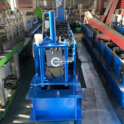 Aluminum Roofing Gutter Sheet Roll Forming Machine Downpipe Usage