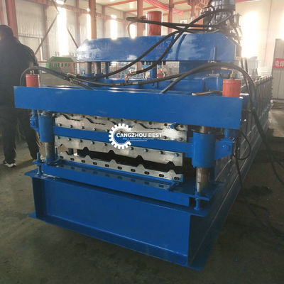 0.8mm Color Steel Double Layer Ibr Profile Roll Forming Machine