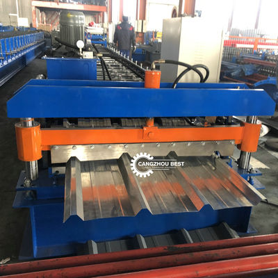 Metal Tr4 0.8mm Automatic Plc Roofing Sheet Roll Forming Machine