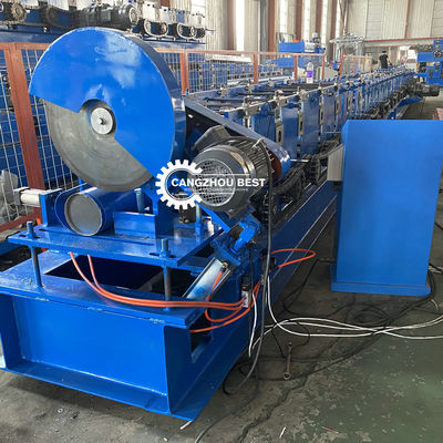 Gear Box Driven Round Downspout Machine Cold Roll Forming