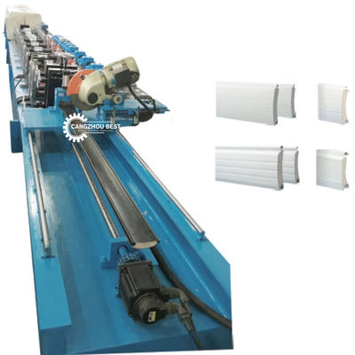 1.2mm 42/55/77 Shutter Profile Making Machine Plc