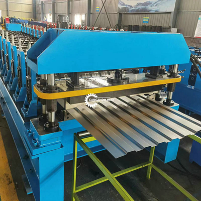 GI Gearbox Transmission Roofing Sheet Roll Forming Machine