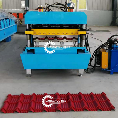 Deep Rib Ppgi Roof Tile Forming Machine 380v 50hz