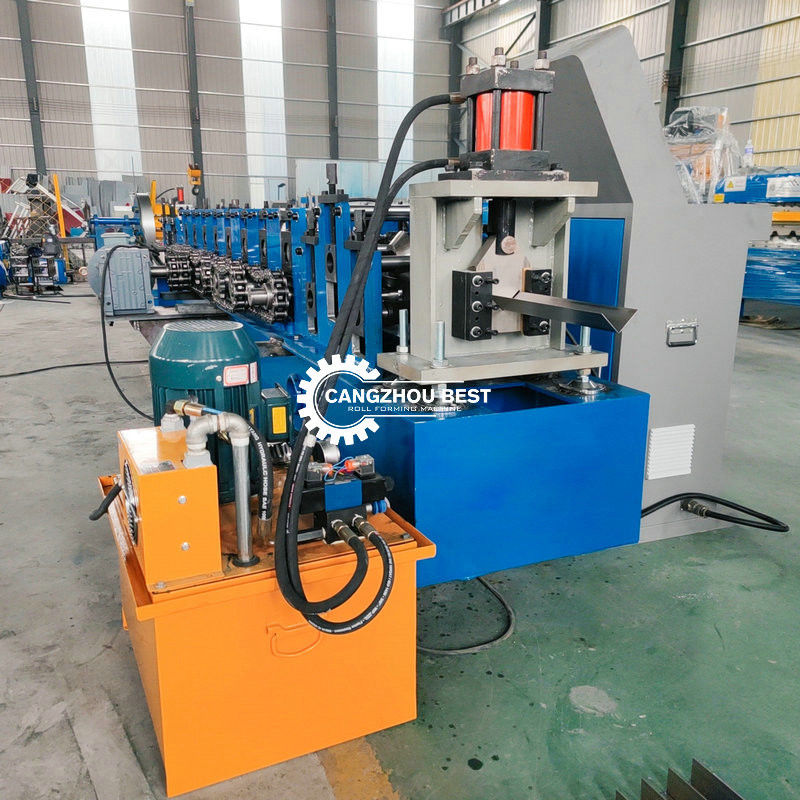 Shape Forming Machine Galvanized Steel L Shape Angle Roll Forming Machine Hydraulic Cutting ...