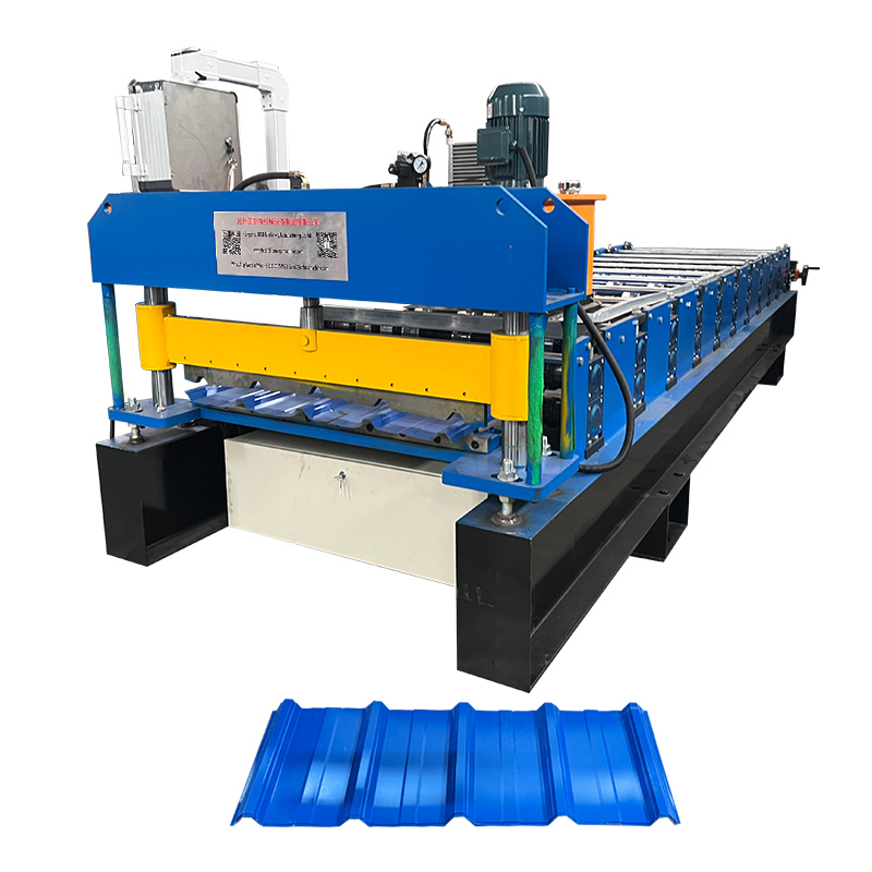 Continuous Rafter Roll Machine 1000mm Width Roofing Sheet Roll Forming Machine with 11 Roller Stations ...
