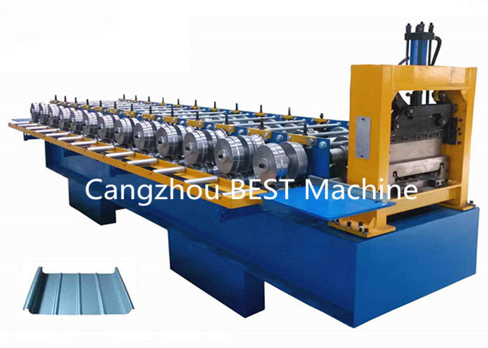 Standing Seam Boltless Roof Panel Roll Forming Machine Hydraulic ...