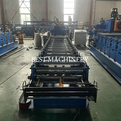 50HZ Color Steel Yx490 Roofing Sheet Roll Forming Machine Self Lock Cold