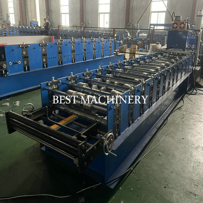 50HZ Color Steel Yx490 Roofing Sheet Roll Forming Machine Self Lock Cold