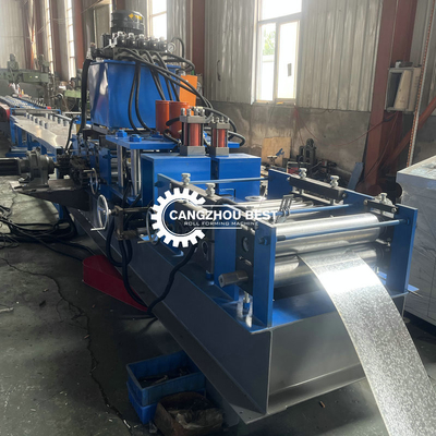 Gearbox Driven Steel Roll Forming Machine Door Window Frame Making