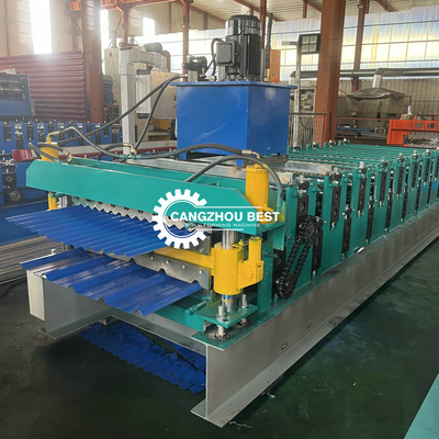 Coil Width 1000mm Roofing Sheet Roll Forming Machine Corrugated Ibr Steel Profile