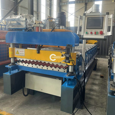 0.25mm Single Layer Roofing Sheet Roll Forming Machine Steel Profile Corrugated