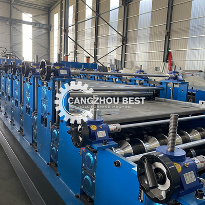 0.3mm PPGI Roofing Sheet Roll Forming Machine Double Layer Tile Making