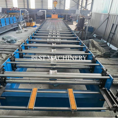 0.8mm Steel Profile C8 C21 Roofing Sheet Roll Forming Machine Ibr Design Making