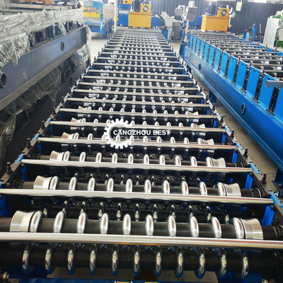 Hydraulic Cutting G550 Corrugated Roll Forming Machine For Color Metal Roof Panel Sheet