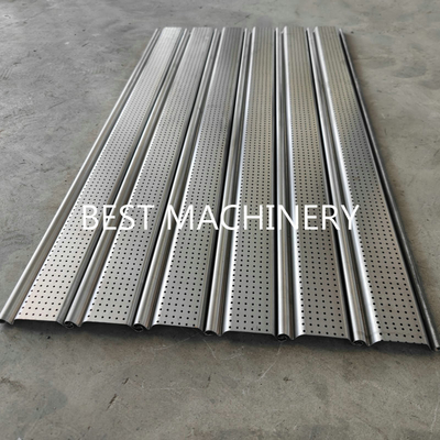 Galvanized Steel Profile 380v50hz Roller Shutter Slat Machine Chain Driven