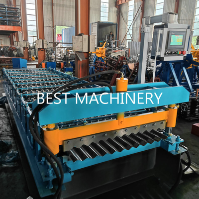 Coil Width 1000mm Roofing Sheet Roll Forming Machine Corrugated Steel Profile High Speed