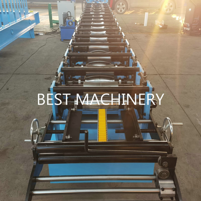 0.4mm Color Steel Tile Roof Ridge Cap Roll Forming Machine Ce