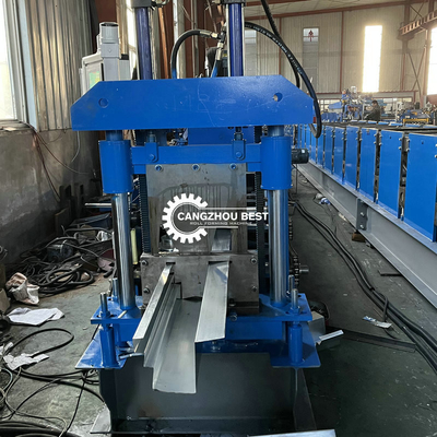 Steel Rain Water Gutter Roll Forming Machine Hydraulic