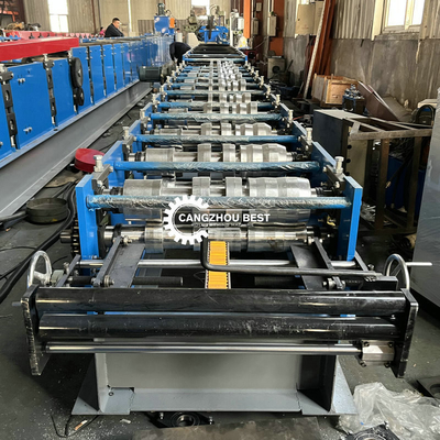 Steel Rain Water Gutter Roll Forming Machine Hydraulic