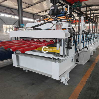 Double Layer Roof Sheet Roof Tile Corrugated Panel Roll Forming Machine Steel Profile