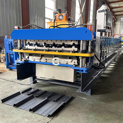 Steel Profile Tr4&amp;Tr6 Double Layer Roofing Sheet Roll Forming Machine 70mm Shaft