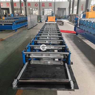 Steel Roof Sheet Ridge Cap / Roll Top IBR Roof Sheet Roll Forming Machine PLC